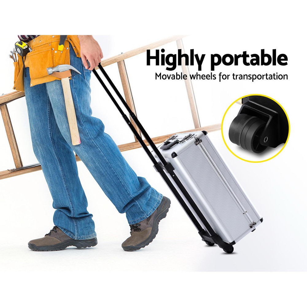 786pcs Tool Kit Trolley Case Mechanics Box Toolbox Portable DIY Set SL Giantz