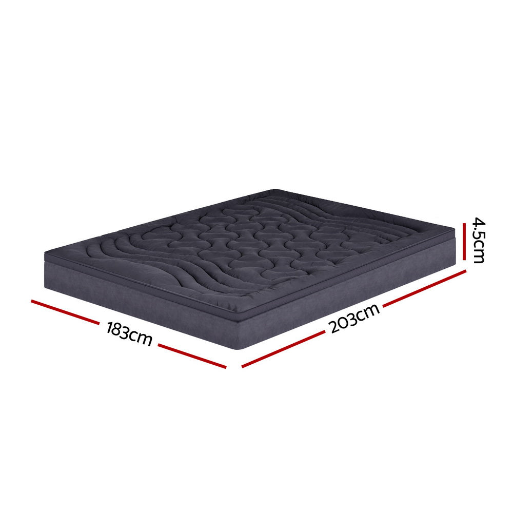 Giselle Bedding Mattress Topper Pillowtop 3-Zone Mat Pad King Giselle Bedding