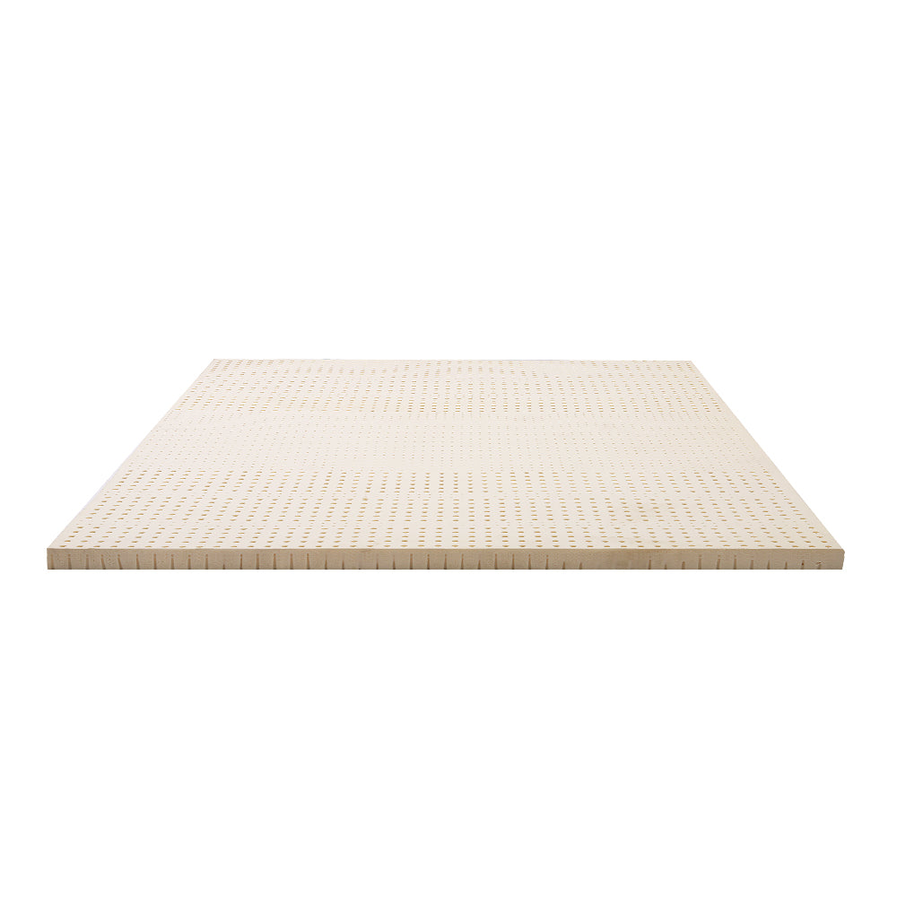 Giselle Bedding Pure Natural Latex Mattress Topper 7 Zone 5cm Queen freeshipping - Awezingly