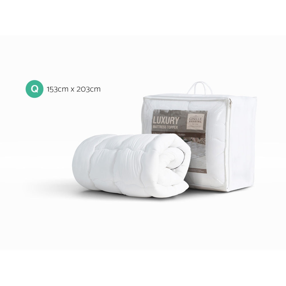Giselle Bedding Mattress Topper Pillowtop - Queen Giselle Bedding