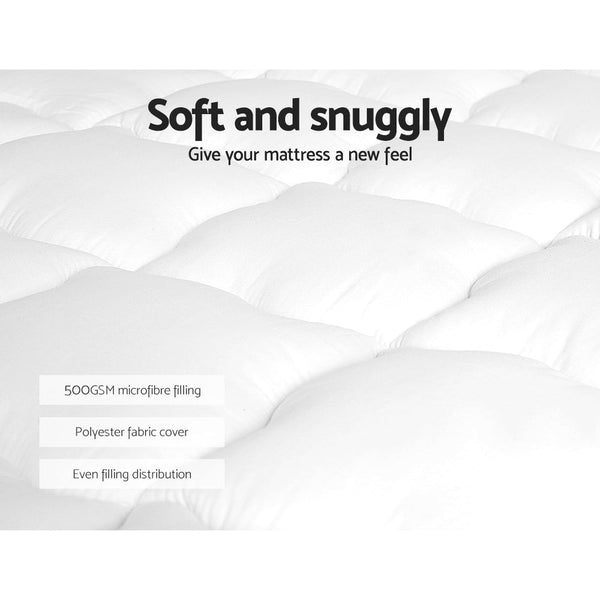Giselle Bedding Mattress Topper Pillowtop - Queen Giselle Bedding