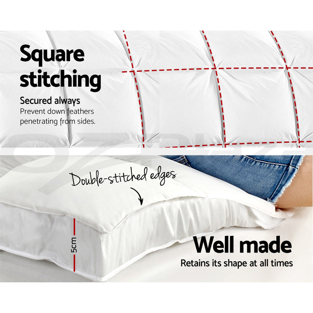 Giselle Single Mattress Topper Pillowtop 1000GSM Microfibre Filling Protector freeshipping - Awezingly