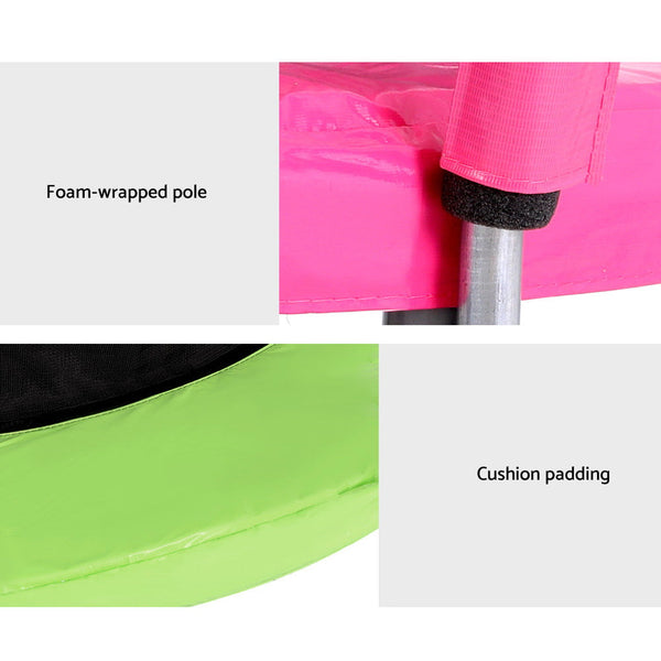 Everfit Trampoline 6FT Kids Trampolines Cover Safety Net Pad Gift Multi-colored Everfit