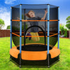 Everfit 4.5FT Trampoline Round Trampolines Kids Enclosure Safety Net Padding