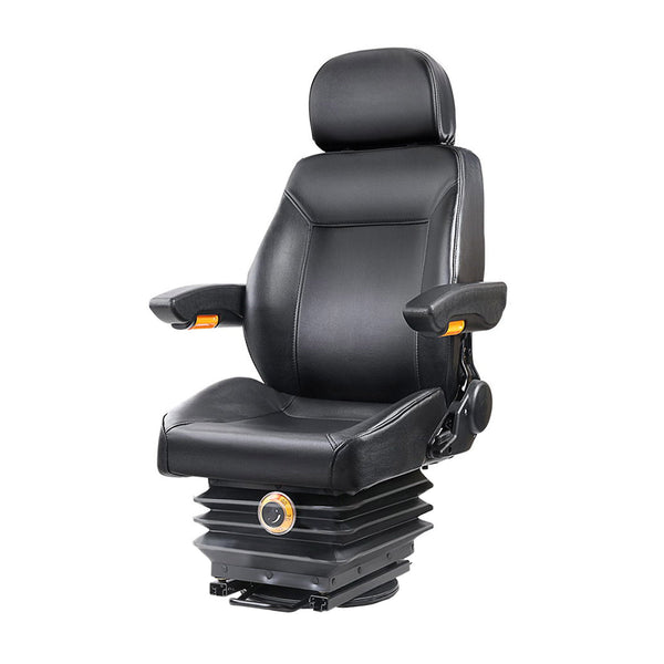 Giantz Adjustbale Tractor Seat with Suspension - Black Giantz