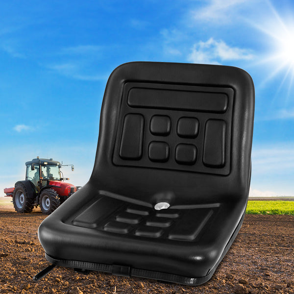 Giantz Tractor Seat Forklift Excavator Bulldozer Universal Suspension Backrest Truck Chair Giantz