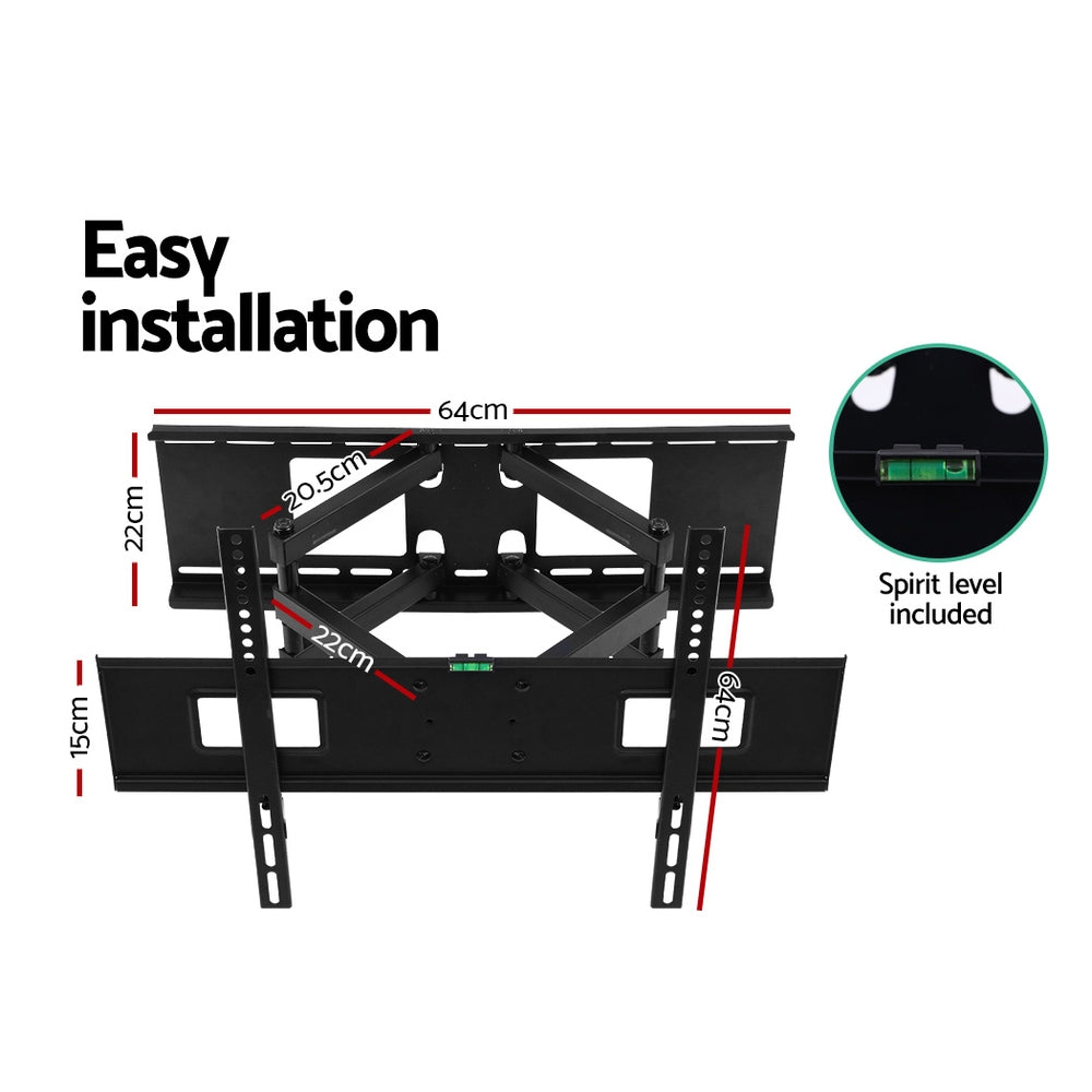 Artiss TV Wall Mount Bracket Tilt Swivel Full Motion Flat LED LCD 32 42 50 55 60 65 70 inch freeshipping - Awezingly