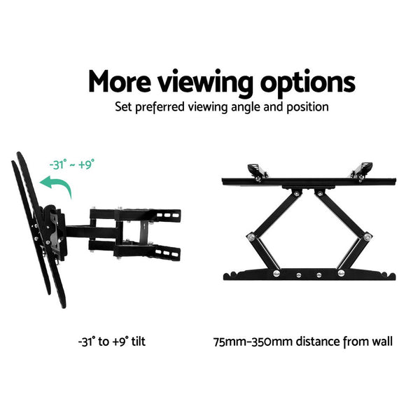 Artiss TV Wall Mount Bracket Tilt Swivel Full Motion Flat Slim LED LCD 23 32 42 50 55 inch freeshipping - Awezingly