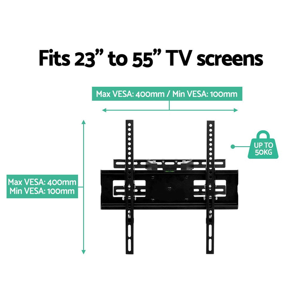 Artiss TV Wall Mount Bracket Tilt Swivel Full Motion Flat Slim LED LCD 23 32 42 50 55 inch freeshipping - Awezingly
