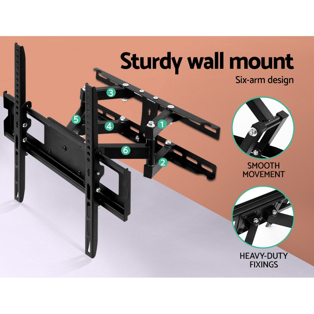 Artiss TV Wall Mount Bracket Tilt Swivel Full Motion Flat Slim LED LCD 23 32 42 50 55 inch freeshipping - Awezingly