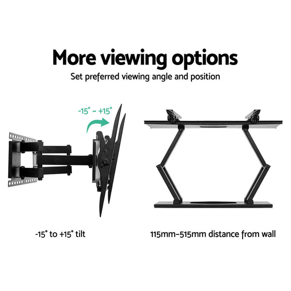 Artiss TV Wall Mount Bracket Tilt Swivel Full Motion Flat Slim LED LCD 32 inch to 80 inch Artiss
