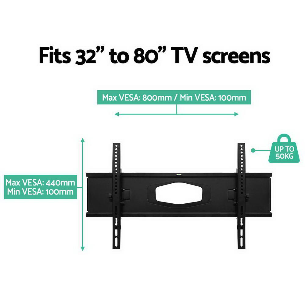 Artiss TV Wall Mount Bracket Tilt Swivel Full Motion Flat Slim LED LCD 32 inch to 80 inch Artiss