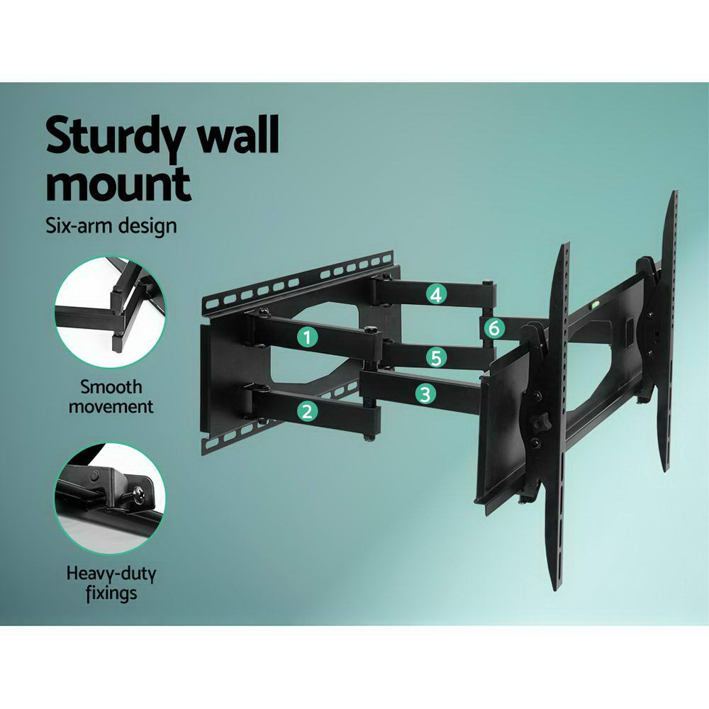 Artiss TV Wall Mount Bracket Tilt Swivel Full Motion Flat Slim LED LCD 32 inch to 80 inch Artiss