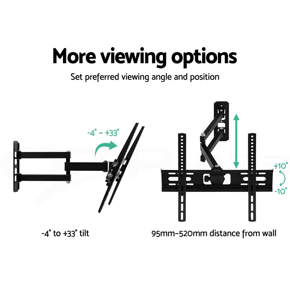Artiss TV Wall Mount Bracket Tilt Swivel Full Motion Flat Slim LED LCD 23 inch to 55 inch Artiss