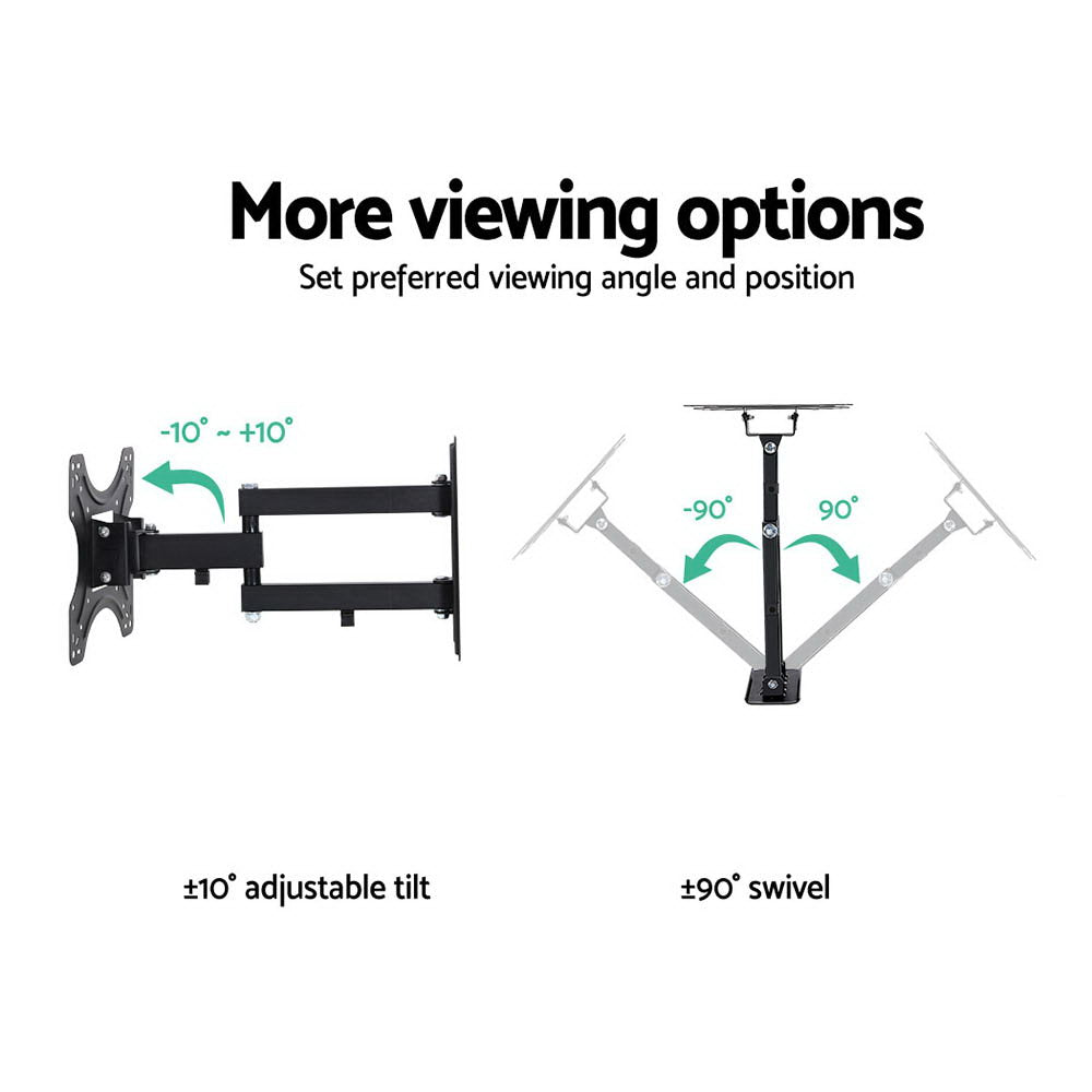 Artiss TV Wall Mount Bracket Tilt Swivel Full Motion 32 37 42 Inch Plasma Screen LCD Artiss
