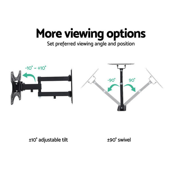 Artiss TV Wall Mount Bracket Tilt Swivel Full Motion 32 37 42 Inch Plasma Screen LCD Artiss