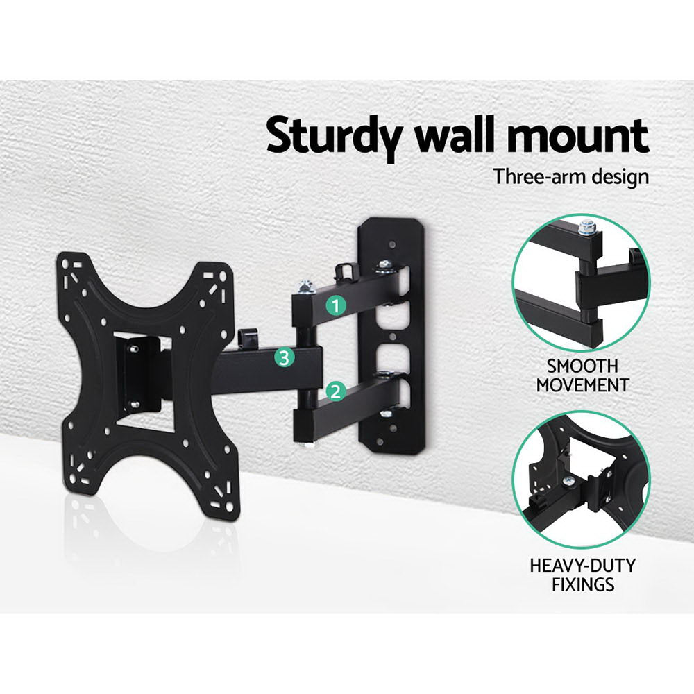 Artiss TV Wall Mount Bracket Tilt Swivel Full Motion 32 37 42 Inch Plasma Screen LCD Artiss