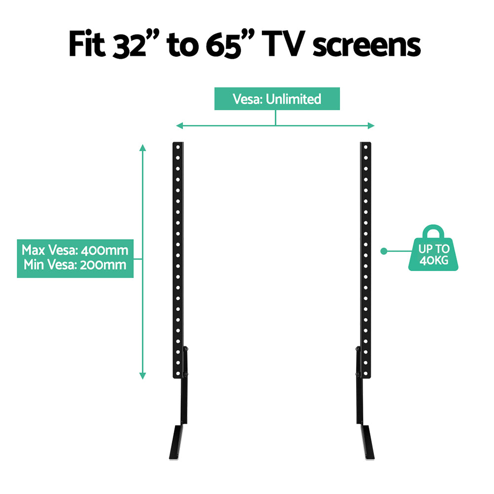 Artiss TV Mount Stand Bracket Riser Universal Table Top Desktop 32 to 65 Inch Artiss