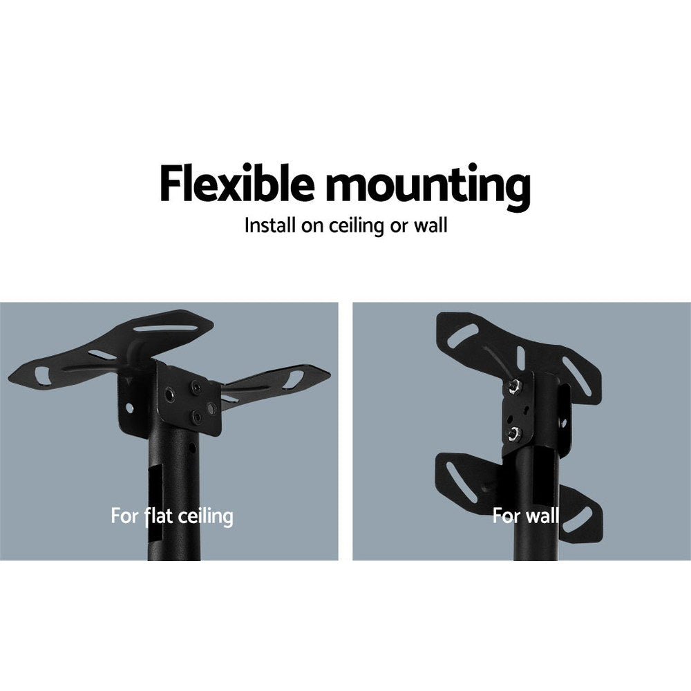 Artiss TV Wall Ceiling Mount Bracket Full Motion Tilt Swivel 32 42 50 55 60 65 70 75 inch Artiss