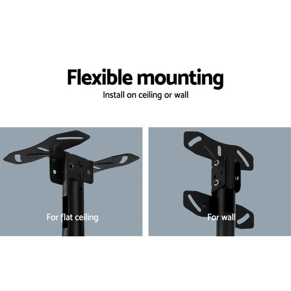Artiss TV Wall Ceiling Mount Bracket Full Motion Tilt Swivel 32 42 50 55 60 65 70 75 inch Artiss