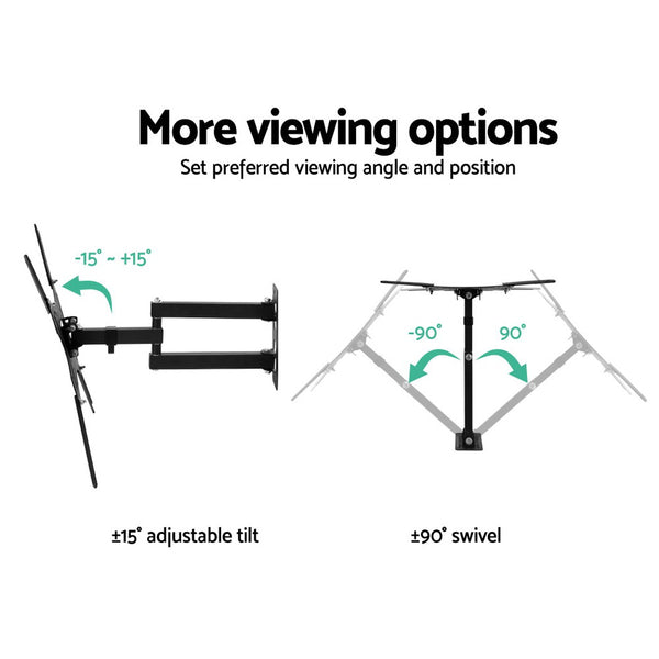 Artiss TV Wall Mount Monitor Bracket Swivel Tilt 24 32 37 40 42 47 50 Inch LED LCD freeshipping - Awezingly