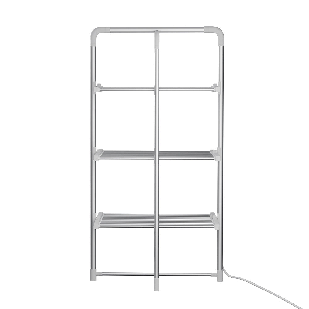 Devanti Electric Heated Towel Clothes Rail Rack Airer Dryer Warmer Stand 300W Devanti