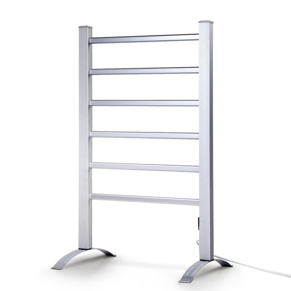 Devanti Electric Heated Towel Rail Rails Warmer Rack Aluminium Bar Bathroom freeshipping - Awezingly
