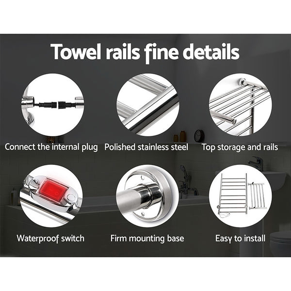 Electric Heated Towel Rail freeshipping - Awezingly