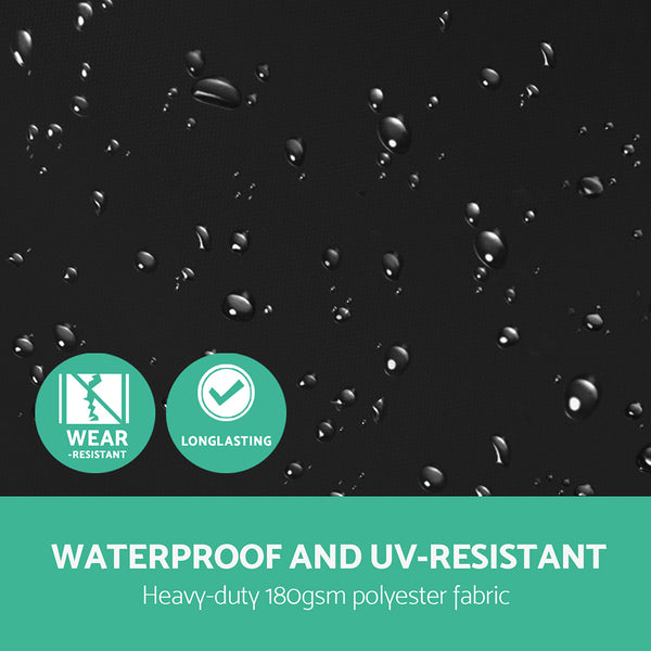 Instahut 3M Outdoor Umbrella - Black freeshipping - Awezingly