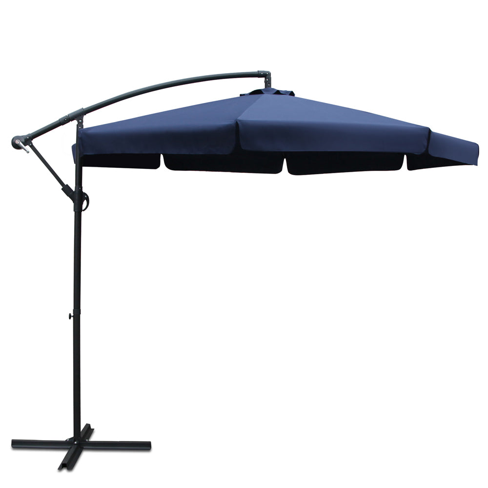 Instahut 3M Outdoor Umbrella - Navy freeshipping - Awezingly