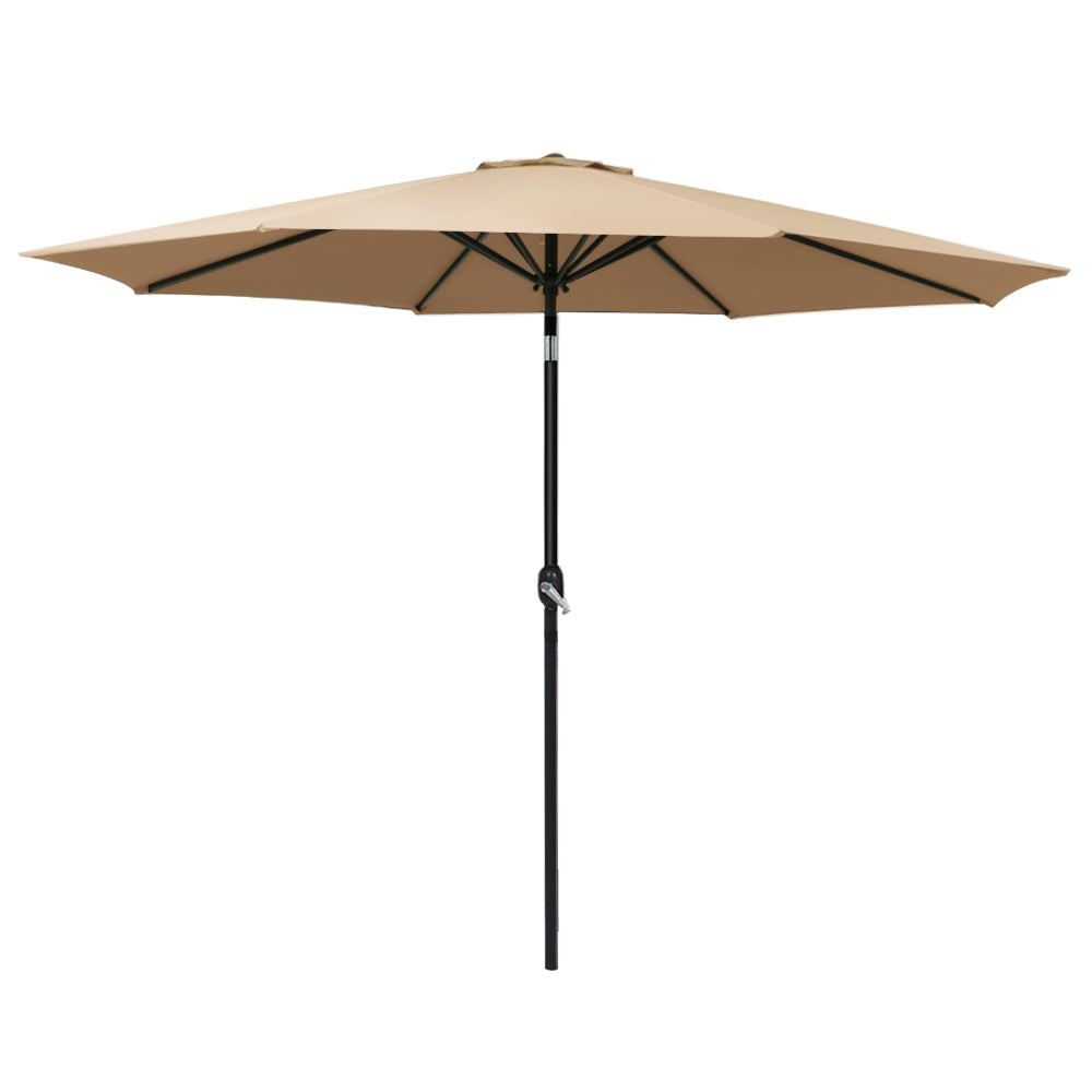 Instahut Outdoor Umbrella 3m Umbrellas Beach Garden Tilt Sun Patio Deck Pole UV Instahut