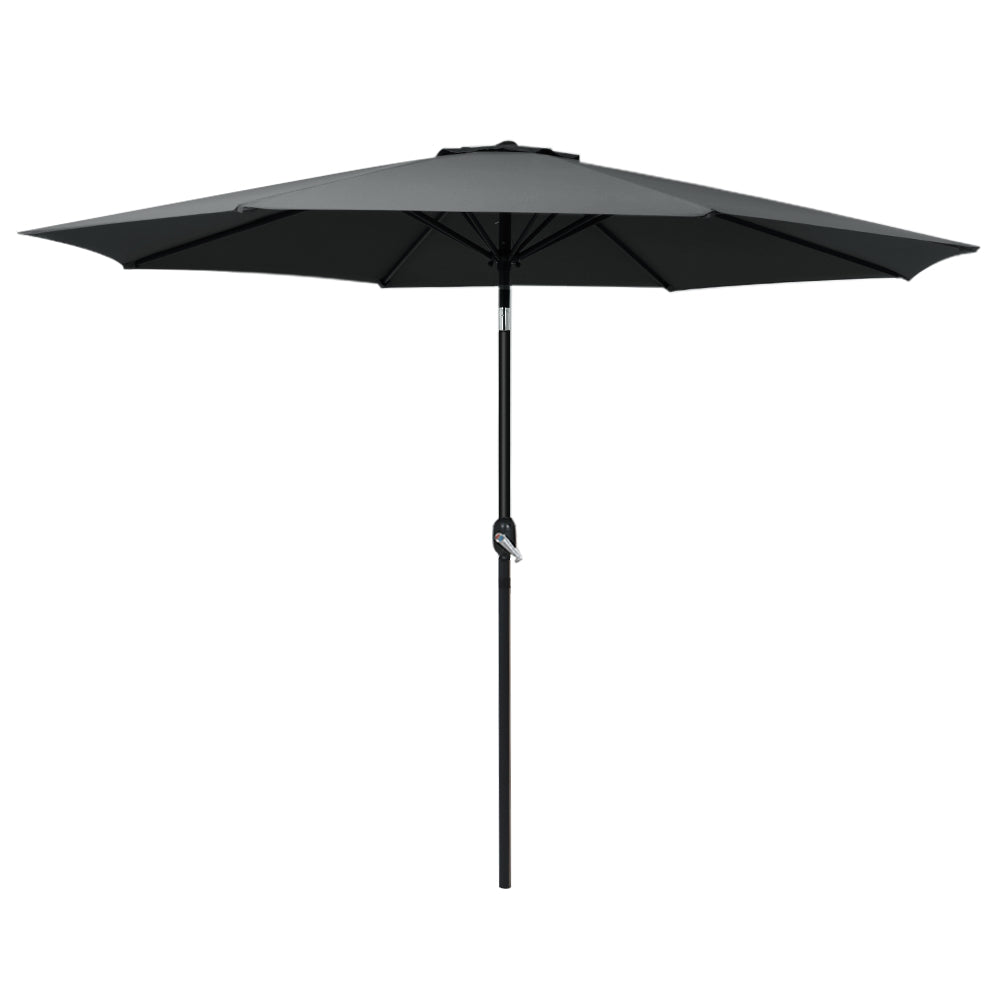 Instahut Outdoor Umbrella 3m Umbrellas Garden Beach Tilt Sun Patio Deck Pole UV Instahut