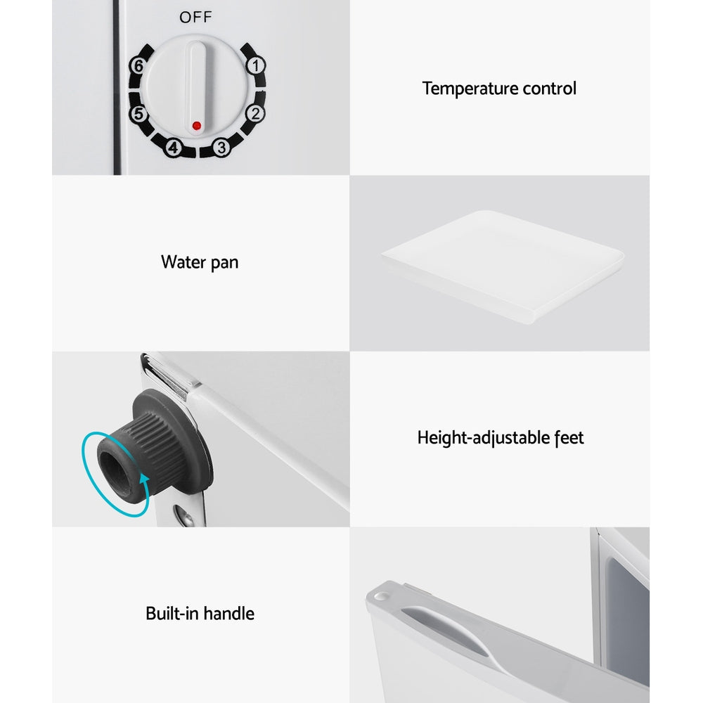 Devanti Upright Freezer Portable Refrigerator Home Office Mini Fridge Cooler 60L Devanti