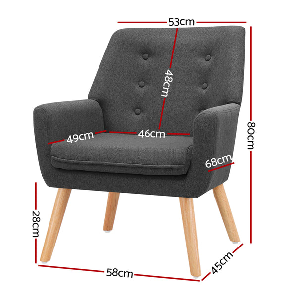 Armchair Tub Single Dining Chair freeshipping - Awezingly