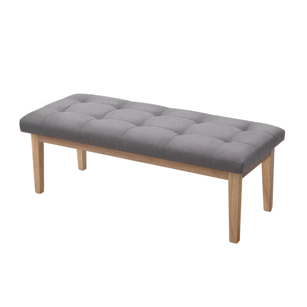 Artiss Bench Bedroom Benches Ottoman Upholstered Fabric Chair Foot Stool 120cm Artiss