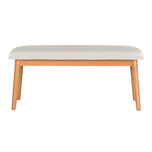 Artiss Dining Bench Upholstery Seat Stool Chair Cushion Furniture Oak 106cm Artiss