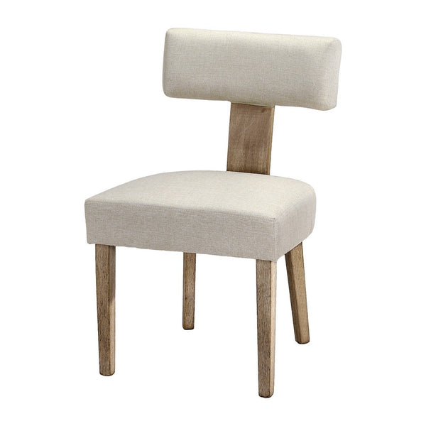 Artiss Milford Dining Chairs Beige Fabric Set of 2 Artiss
