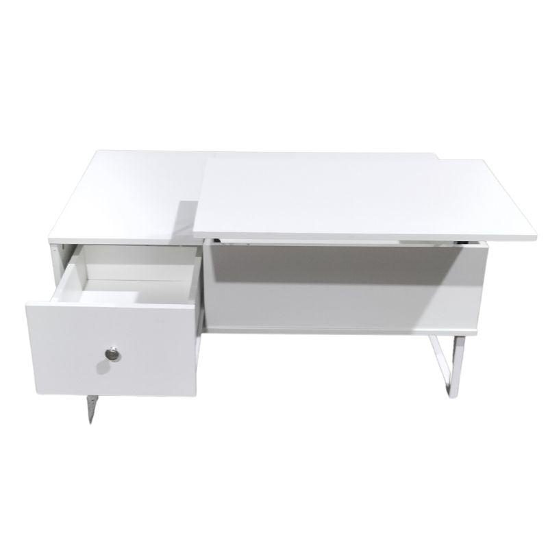Lift Up White Coffee Table With Storage Does not apply