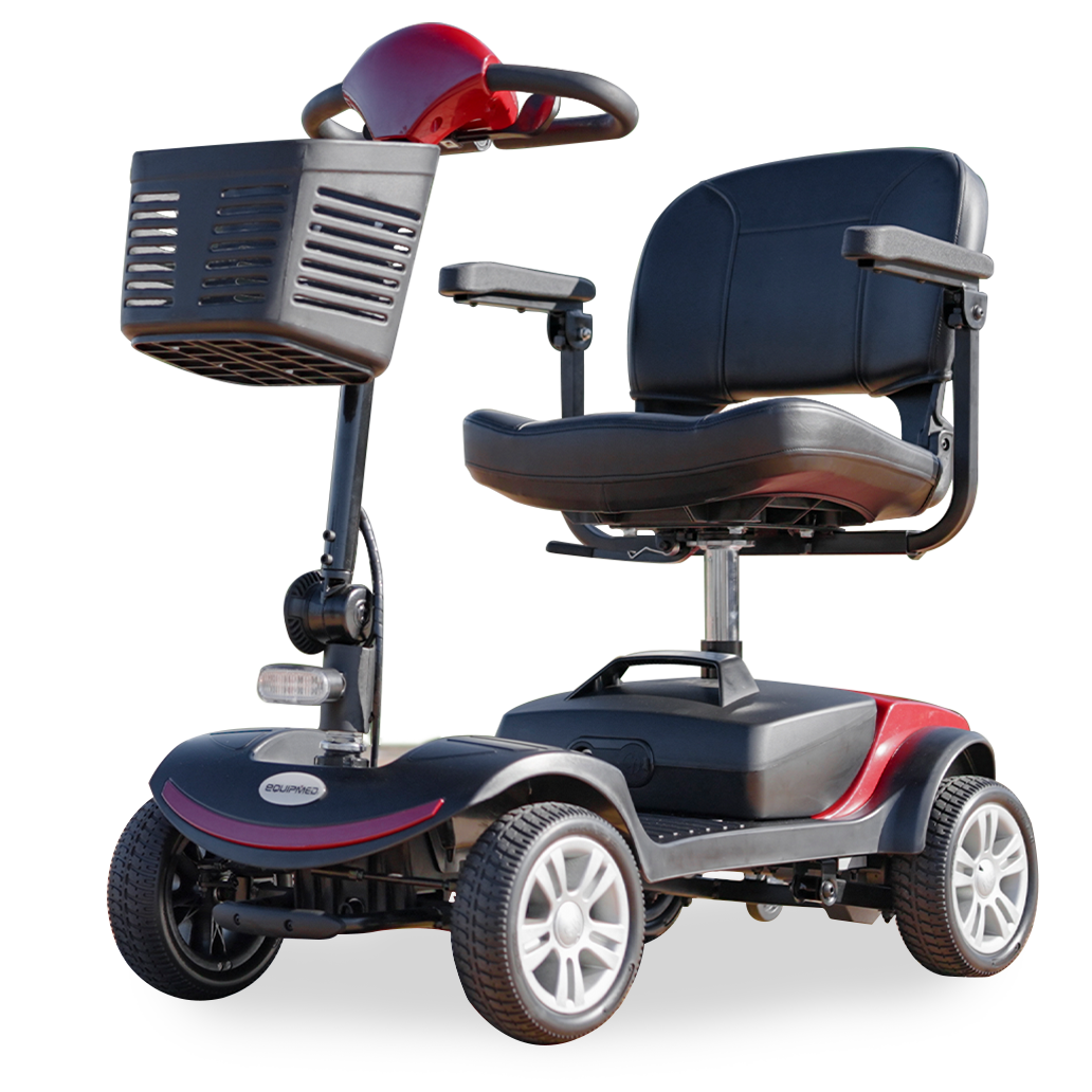 EQUIPMED Mobility Scooter Electric Motorised Power Portable 4 Wheel Folding EQUIPMED