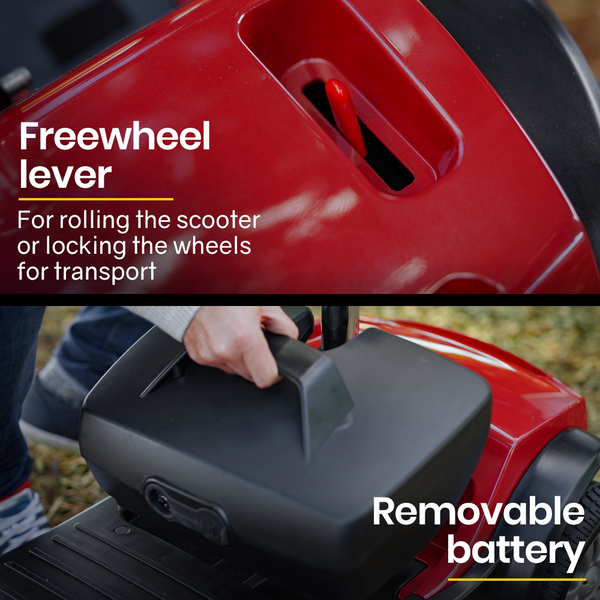 EQUIPMED Mobility Scooter Electric Motorised Power Portable 4 Wheel Folding EQUIPMED