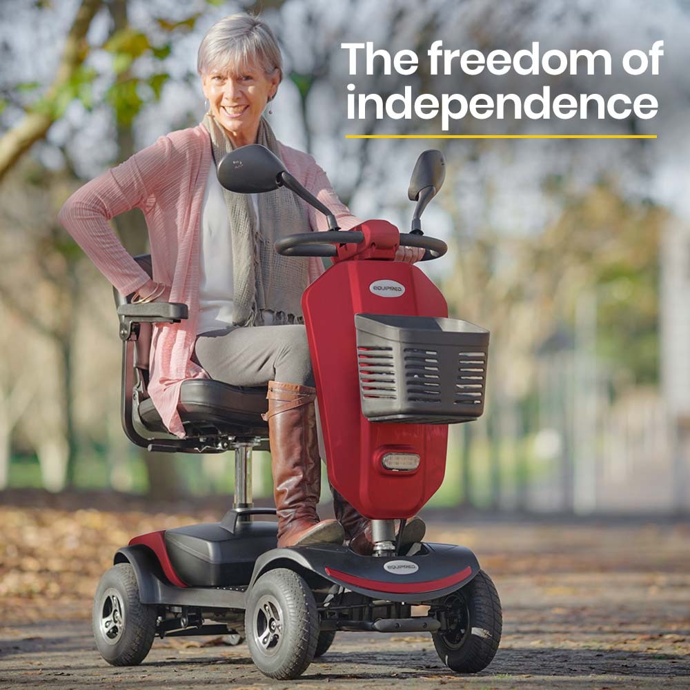 EQUIPMED Mobility Scooter For Elderly Motorized Electric Older Adults 4 Riding EQUIPMED