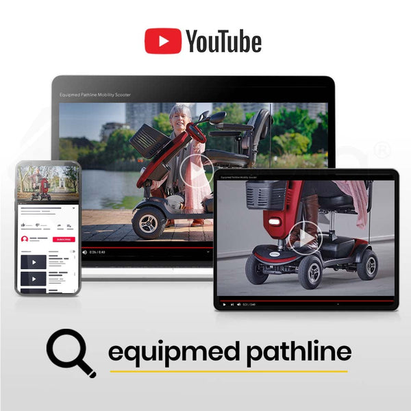 EQUIPMED Mobility Scooter For Elderly Motorized Electric Older Adults 4 Riding EQUIPMED