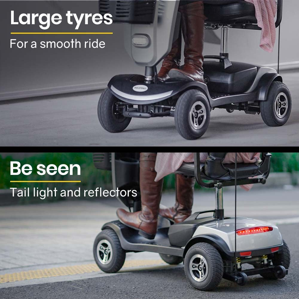 EQUIPMED Mobility Scooter Electric Motorized Ride On E-Scooter for Elderly Older Adult Handicap Aid EQUIPMED