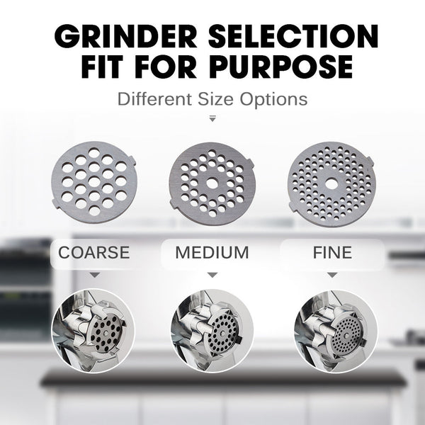 EuroChef 2800W Electric Meat Grinder Mincer Sausage Filler Kibbe Maker Stuffer Kitchen EuroChef