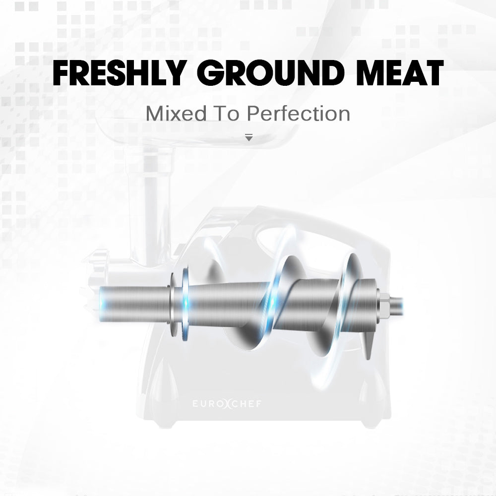 EuroChef 2800W Electric Meat Grinder Mincer Sausage Filler Kibbe Maker Stuffer Kitchen EuroChef