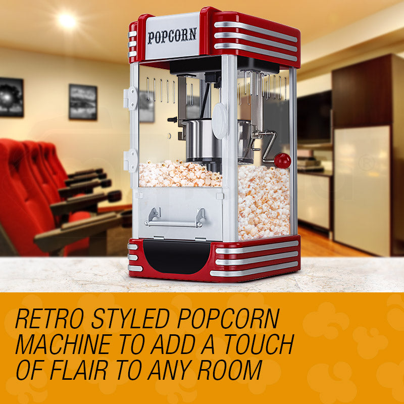 EuroChef Popcorn Machine - Popper Popping Classic Cooker Microwave EuroChef
