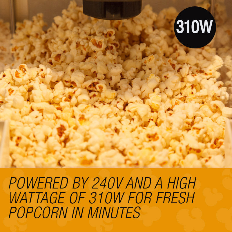 EuroChef Popcorn Machine - Popper Popping Classic Cooker Microwave EuroChef