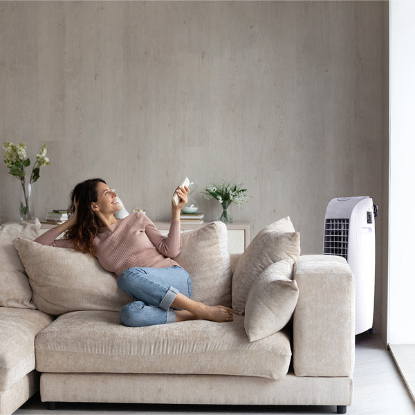 POLYCOOL 6L Portable Evaporative Air Cooler 24 Hour Timer 4 in 1 Cooling Fan Polycool