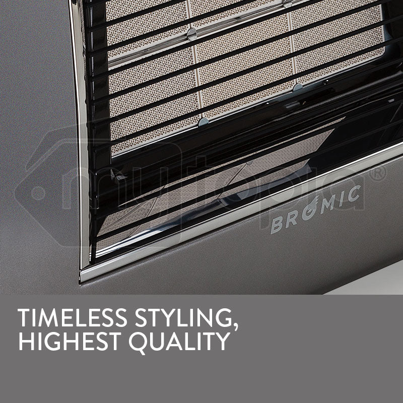 BROMIC Supaheat II LPG Indoor Gas Heater Room Floor Portable Flueless Radiant Does not apply