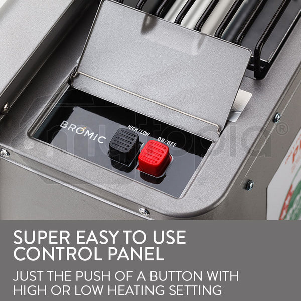 BROMIC Supaheat II LPG Indoor Gas Heater Room Floor Portable Flueless Radiant Does not apply